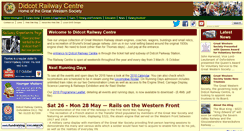 Desktop Screenshot of didcotrailwaycentre.org.uk